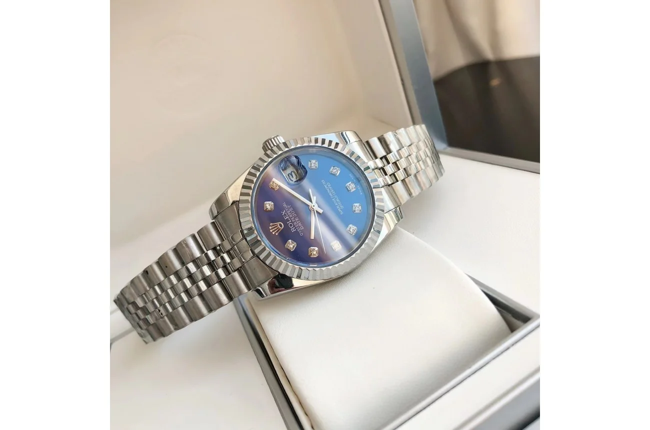 Couple Watches Rolex Datejust 36/28mm SS/SS Jub Blue/Dial - gallery