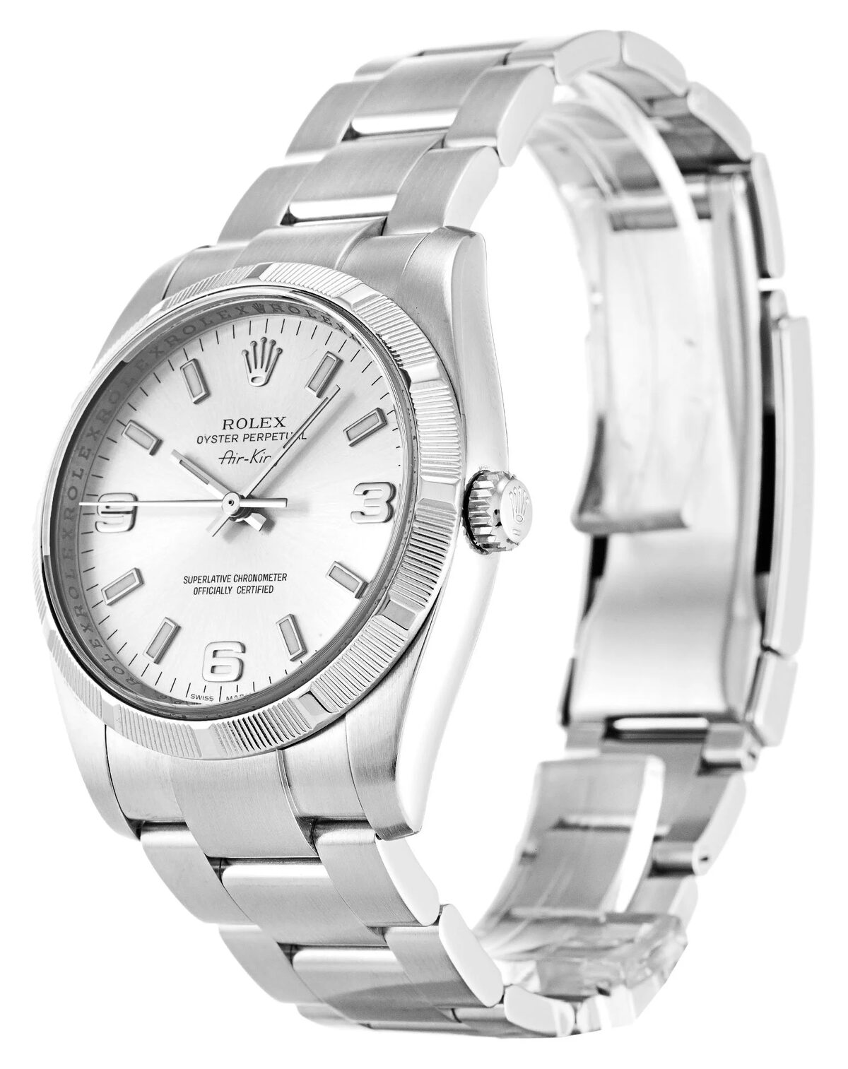 Rolex Air-King 34mm Silver Dial 114210 - gallery