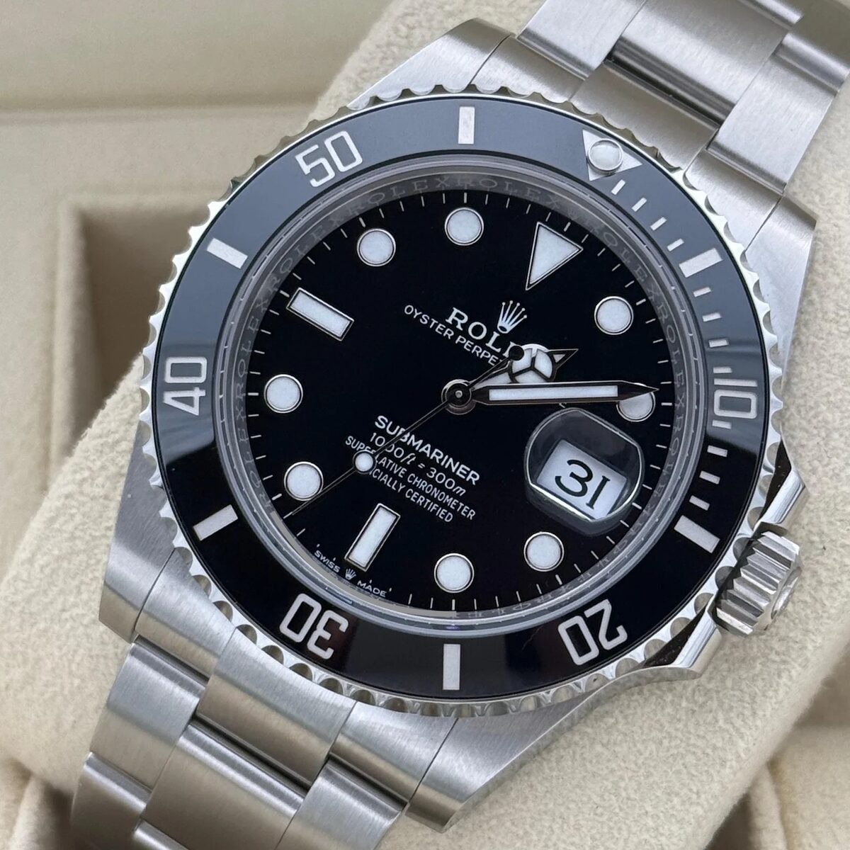 Superclone Rolex Submariner 41mm Black Dial 126610LN - gallery