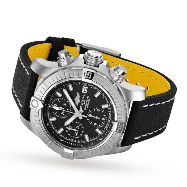 Breitling Avenger Men Automatic Black Fabric Watch A13385101B1X2 - gallery