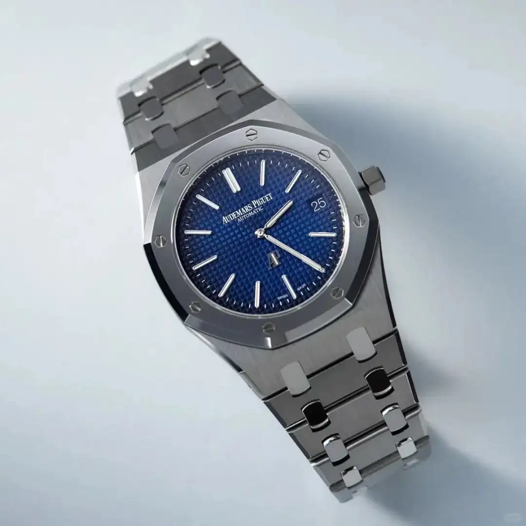 Audemars Piguet Royal Oak Jumbo Extra-Thin Blue 15202IP.OO.1240IP.01 - gallery