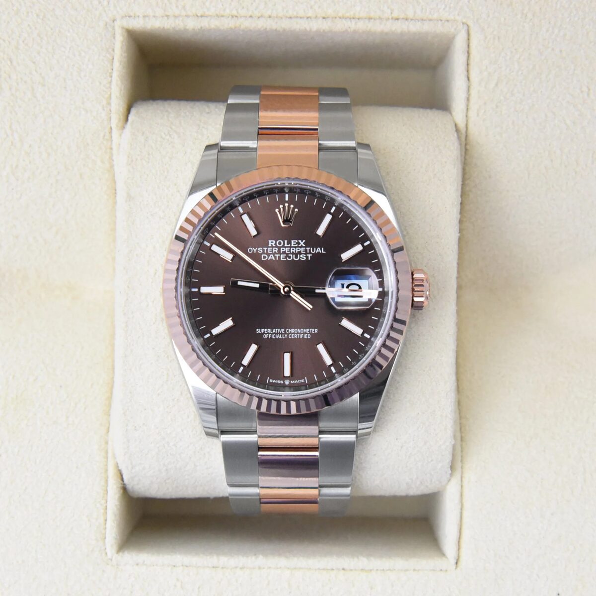 Superclone Rolex Datejust 36 mm Chocolate Dial 126231 Oyster - gallery