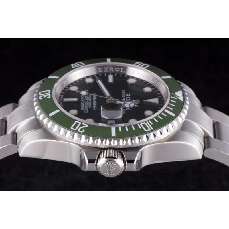 Superclone Rolex Submariner 40mm Green Dial Mechanism-SRL51 - gallery
