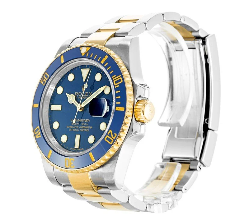 Superclone Rolex Submariner 40mm Blue Dial 116613LB  Bluesy - gallery