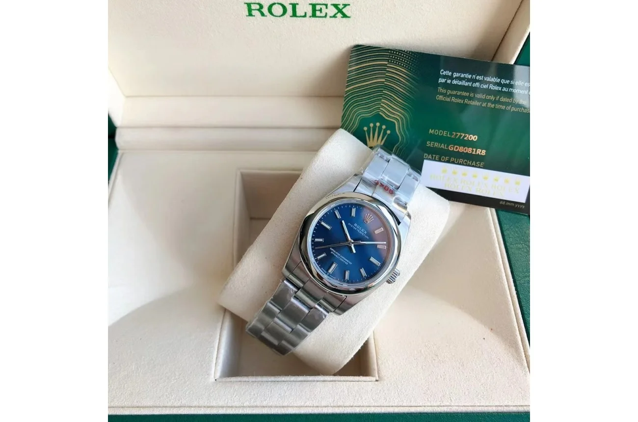 Couple Watches Rolex Oyster Perpetual 31/41mm SS/SS Blue/Stk - gallery