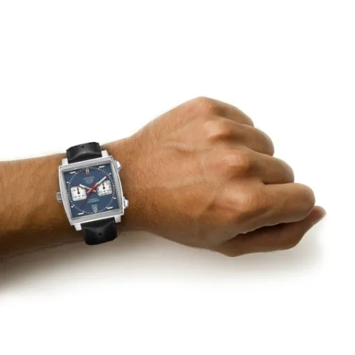 TAG Heuer Monaco Men Automatic Blue Leather Watch CAW211P.FC6356 - gallery